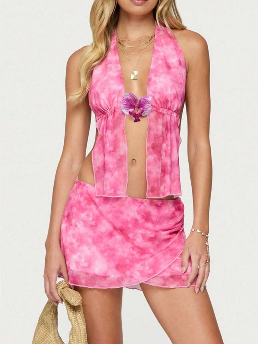 Womens Tie Dye Two Piece Set H - Tie Dye Two Piece recensie en prijs