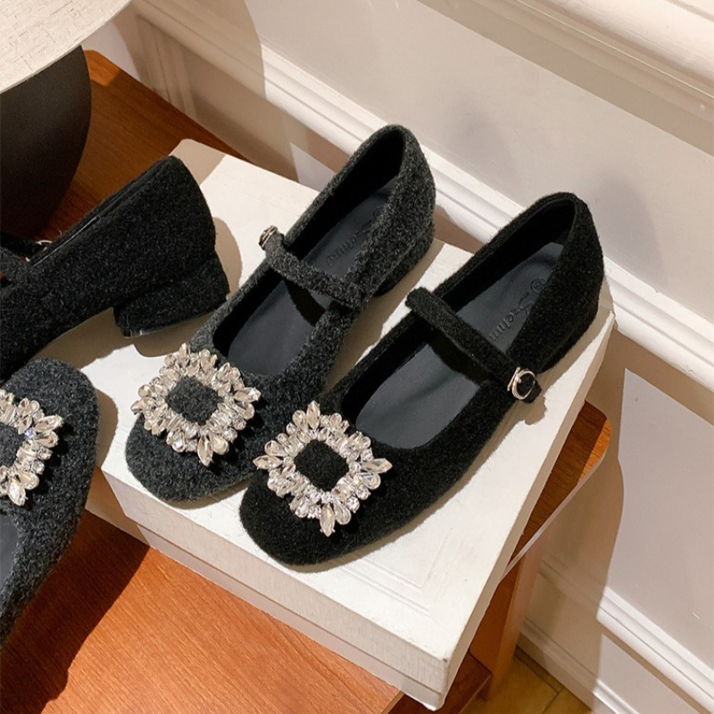Fashion Women Shoes Woolen Vam - Women Fashion Heels recensie en prijs
