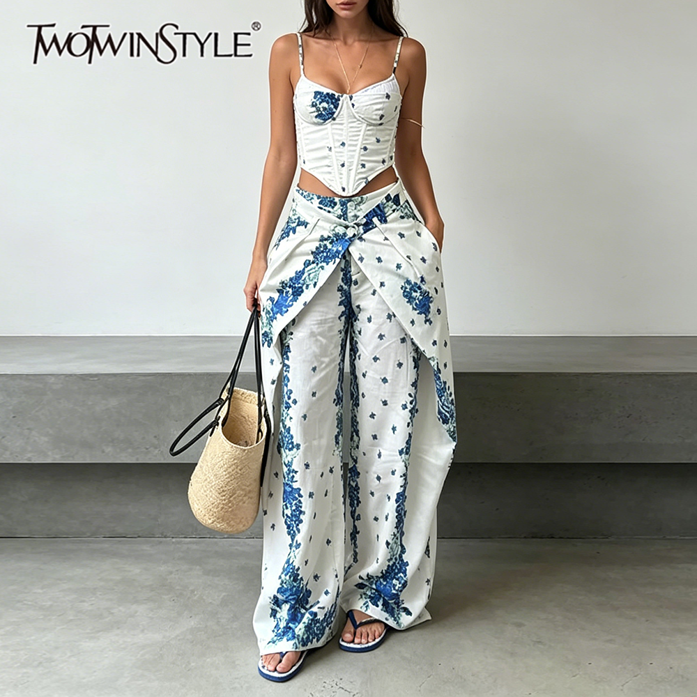 TWOTWINSTYLE Boho Floral Print - Corset Top Boned recensie en prijs
