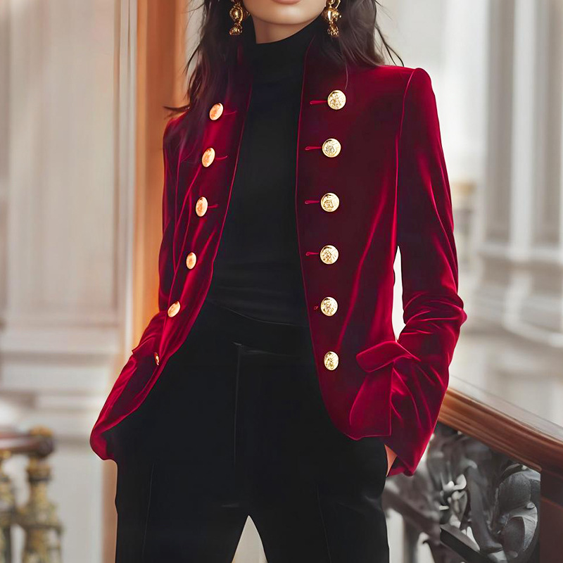 2025 Autumn and Winter New Wom - Velvet Blazer Women recensie en prijs