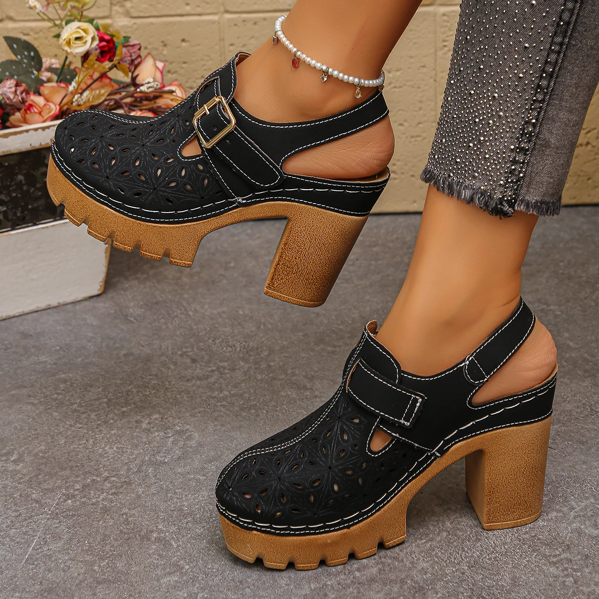 Large Size Women's Thick Heel  - Women Fashion Hats recensie en prijs