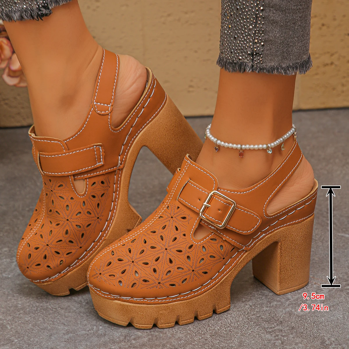 Large Size Women's Thick Heel  - Women Fashion Hats recensie en prijs
