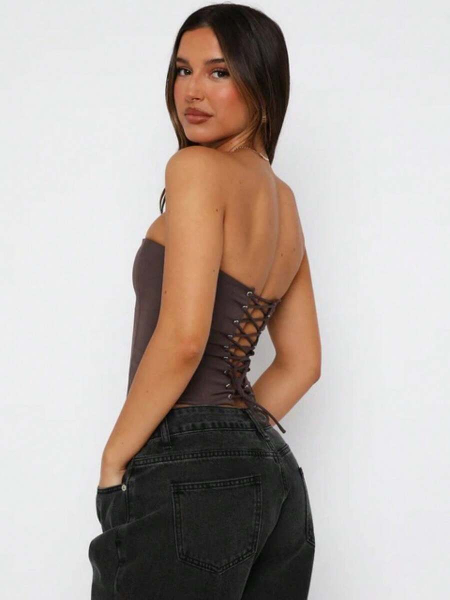 Women Strapless Bustier Corset - Corset Top Boned recensie en prijs