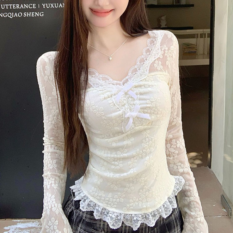 Women Long Sleeved T-shirt V-n - Women Top Fashion recensie en prijs