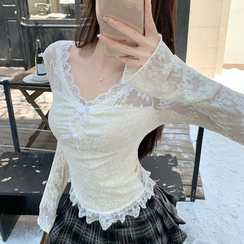 Women Long Sleeved T-shirt V-n - Women Top Fashion recensie en prijs