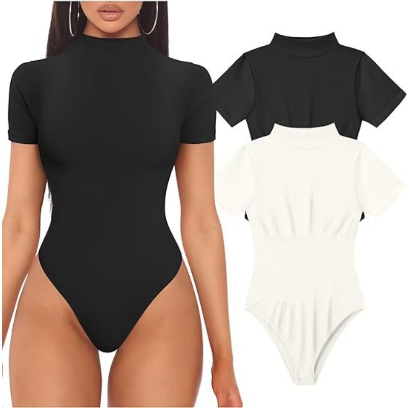Short Sleeve Turtleneck Bodysu - Turtleneck Bodysuit recensie en prijs