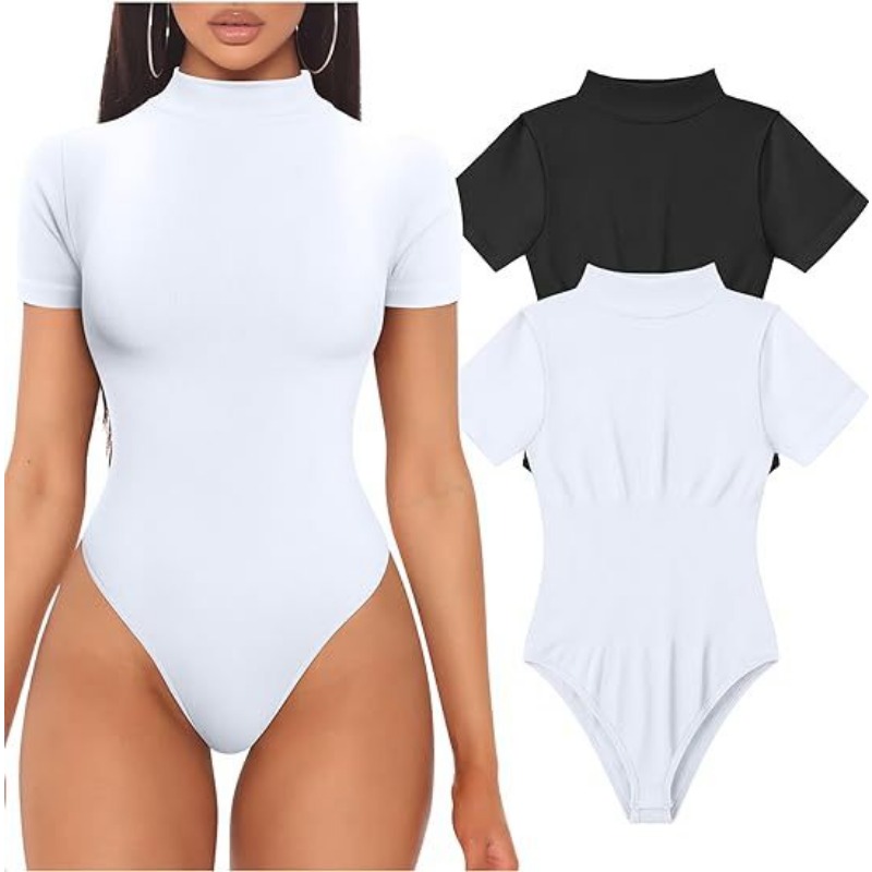 Short Sleeve Turtleneck Bodysu - Turtleneck Bodysuit recensie en prijs