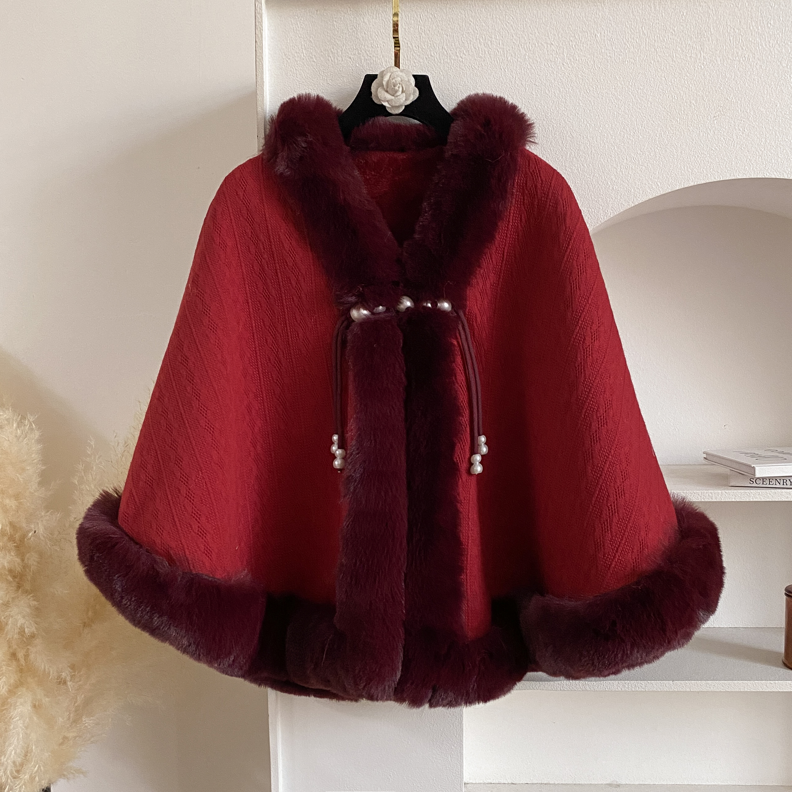 2024 New Winter Solid Poncho T - Women'S Fashion Poncho recensie en prijs