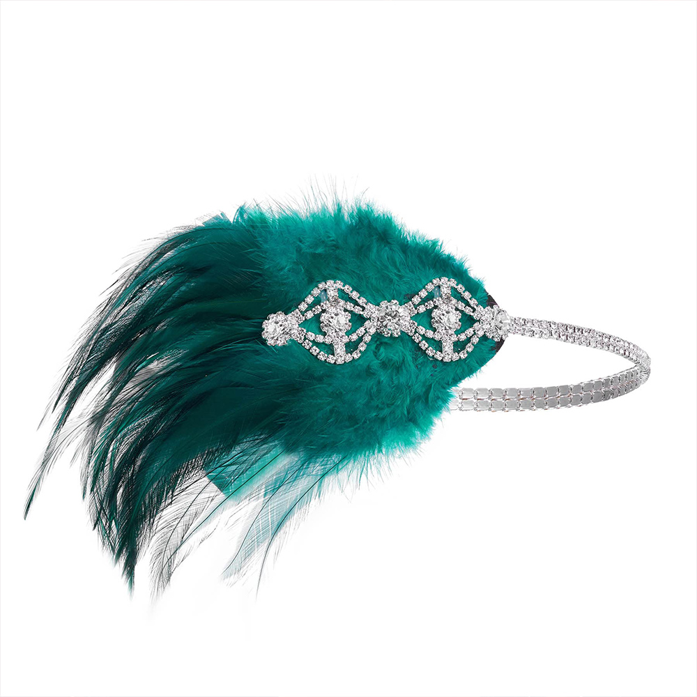 Stonefans Green Flapper Headba - Women'S Fashion In The 1920S recensie en prijs
