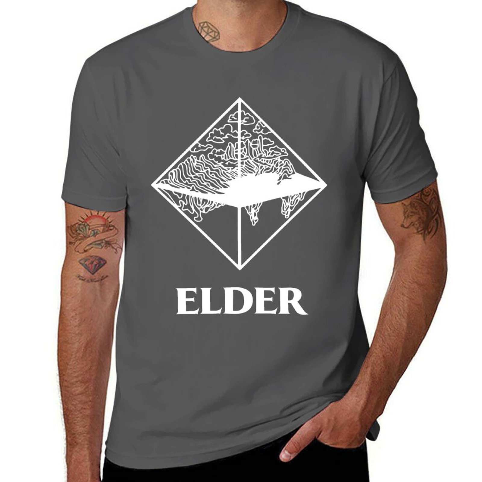 Elder Band Logo White T Shirt  - Women Fashion Png recensie en prijs