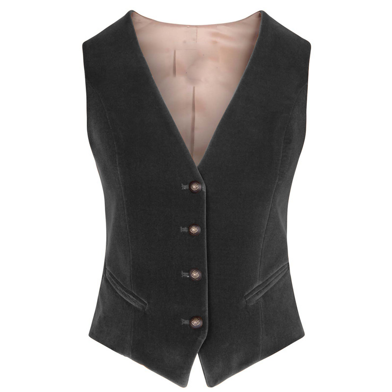 Women's Velvet Vest V-neck 4 B - Velvet Blazer Women recensie en prijs