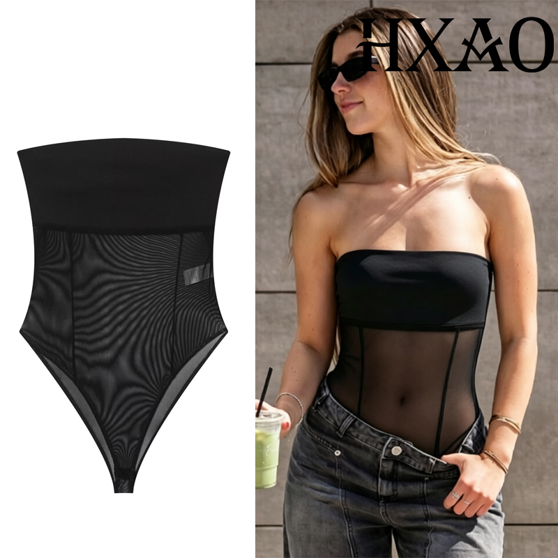 HXAO Tulle Corset Bodys Woman  - Corset Top Boned recensie en prijs