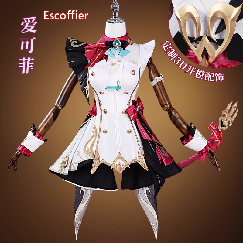 Genshin Impact Escoffier Cospl - Women Fashion Hats recensie en prijs