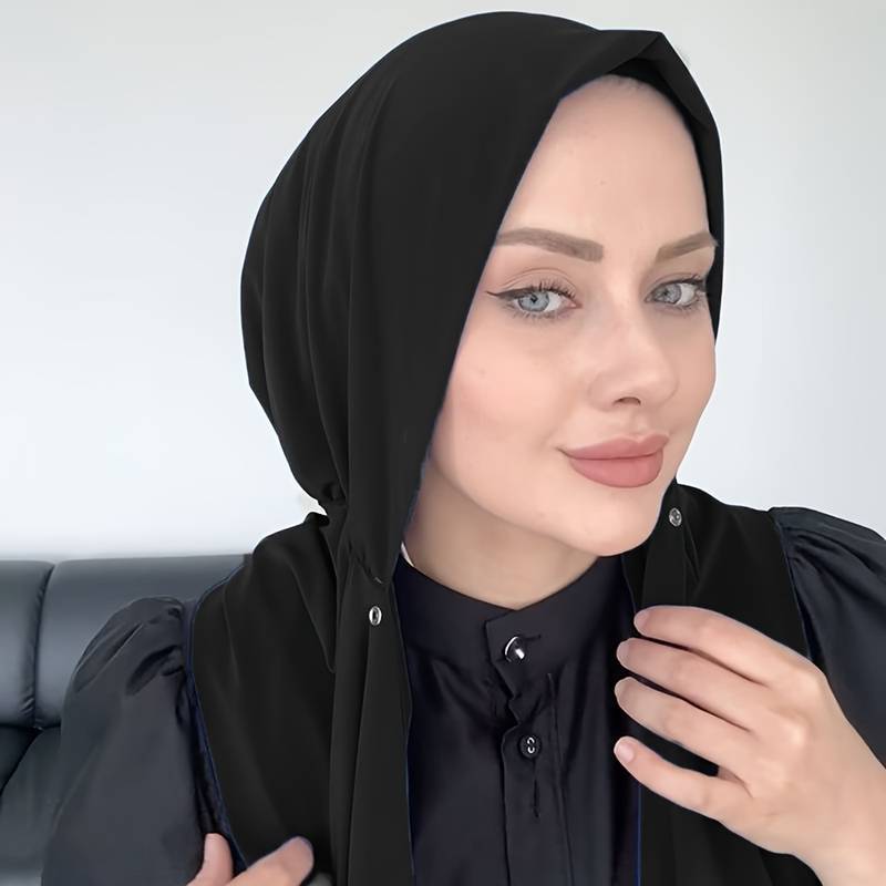 Muslim fashion simple solid co - Women Fashion Hats recensie en prijs