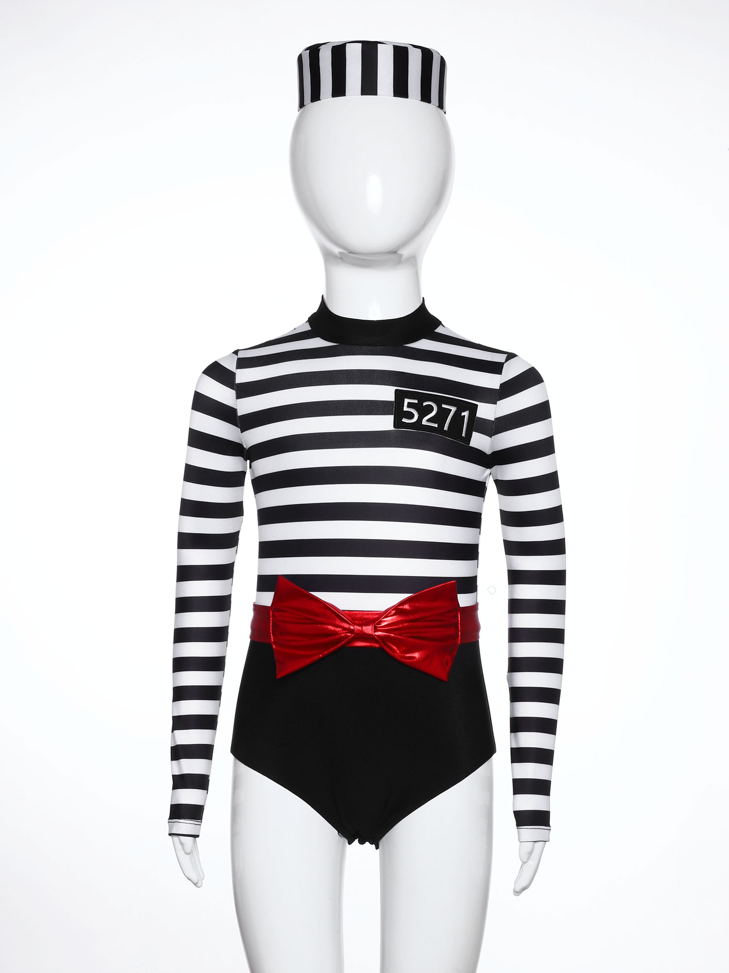 Teen Girls Halloween Prisoner  - Turtleneck Bodysuit recensie en prijs