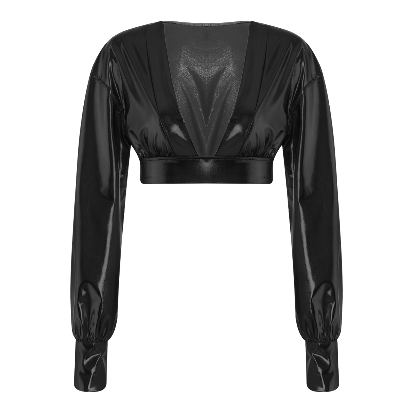 Womens Y2K Metallic Shiny Hip  - Women Top Fashion recensie en prijs
